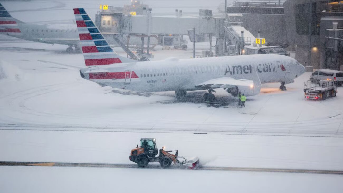 Los aeropuertos que se deben evitar por tormenta invernal en Estados Unidos