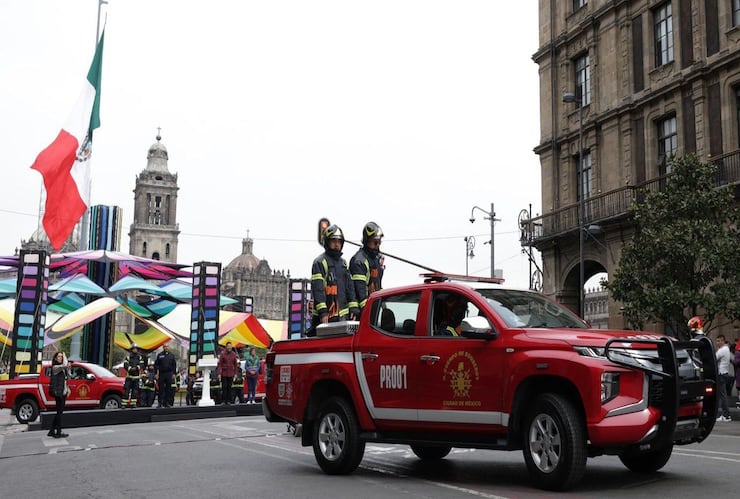 Nueva flotilla de los Bomberos de la CDMX