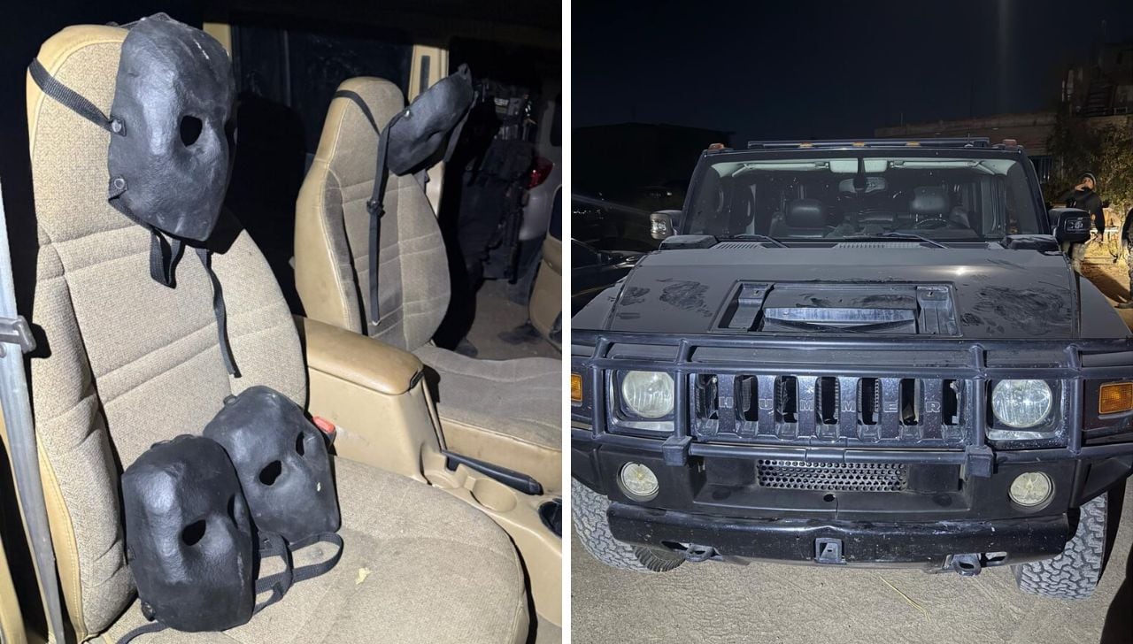 Confiscan máscaras blindadas, vehículo monstruo y equipo táctico en Jalisco