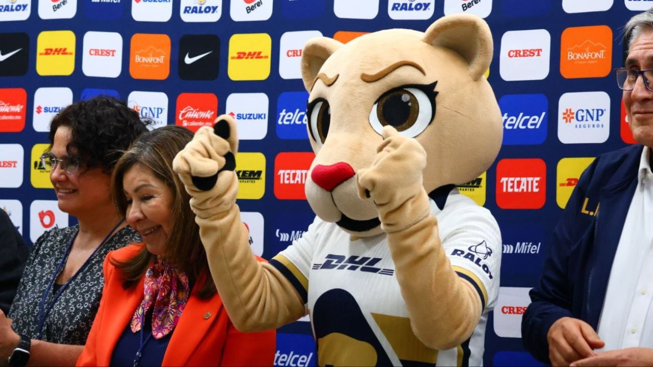  ¡Universidad! Goya será la nueva mascota que alentará a Pumas Femenil