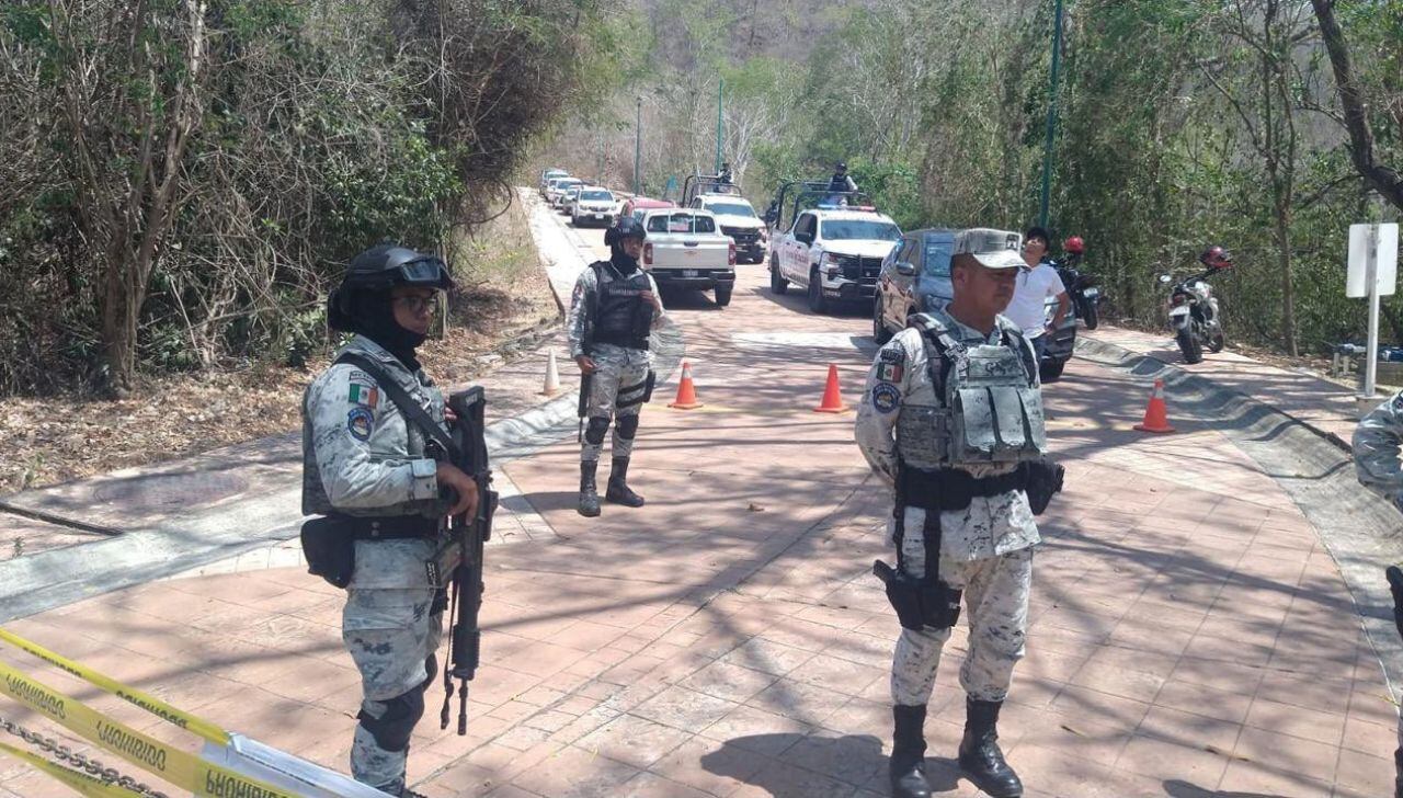Guardia Nacional toma el campo de golf en Huatulco en Oaxaca