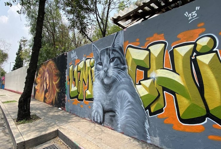 Mural en la alcaldía Azcapotzalco