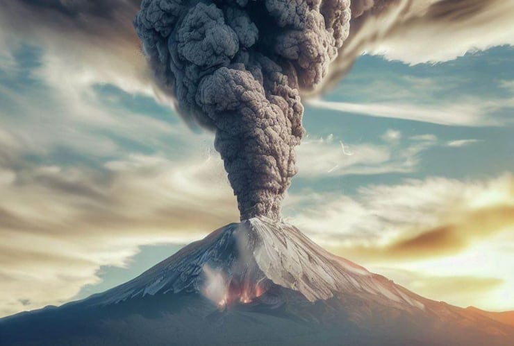 Así se vería una megaerupción del volcán Popocatépetl
