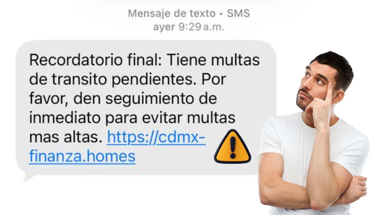 ¡No lo abras! Multa de tránsito pendiente: Así funciona el nuevo fraude por SMS en la CDMX 